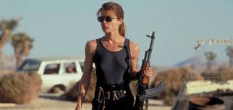 Linda hamilton can be seen using the following weapons in the following films and television series : First Look Linda Hamilton S Return As Sarah Connor In Terminator 6 Bounding Into Comics