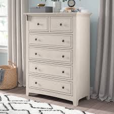 White tall dresser with 5 drawers, solid wood chest cabinet. Woodside 5 Drawer Dresser Reviews Joss Main Tall White Dresser Dresser Drawers Dresser