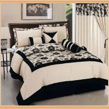 Black And Cream Comforter Black And Cream Bedding Sets Design Luxury Comforter Sets Designer Comforter Sets Comforter Sets