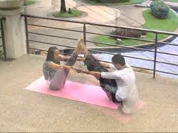 Kids' yoga day routine #1 with sitting & standing poses. Yoga Poses For 3 People Easy Kids Novocom Top