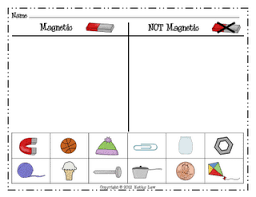 Free Magnet Sort First Grade Science Science Games Preschool Science