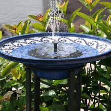 Add a splash of color to your garden, balcony, or anywhere else there is some sunlight. Tekhome Solar Water Fountain Solar Bird Bath Fountain Solar Water Features For The Garden Floating Solar Fountain Solar Powered Water Feature Solar Panel Water Pump For Pond Pool Loot Store