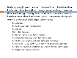 Penguatkuasaan akta ini ialah salah satu langkah kerajaan untuk membendung. Ppt Fem3104 Topic 9 Keselamatan Kesihatan Pekerjaan Occupational Safety Health Powerpoint Presentation Id 6259655