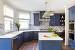 Modern Dark Blue Kitchen