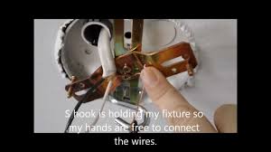 How To Install A Light Fixture Youtube