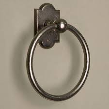 Solid Bronze Towel Ring With Decorative Base Room Accessories Classic Towels Bath Accessories Set