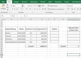 Fürt anmelden und registrieren eines kontos bei bitcoin superstar fallen keine kosten an. Bitcoin Portfolio In Excel Erstellen Coincierge De Bitcoin Blog