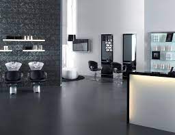 Maletti Total Black Collection Consists Of Maletti Black Bridge Reception Desk Maletti Big Stone Waiting Lounge Malet Salon Chairs Reception Desk Workstation