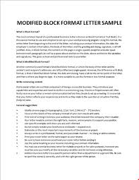 Semi full block letter sample with style business samples plus. Modified Block Format Letter