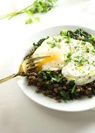 Kale Lentil Breakfast Bowl Recipe Lentil Breakfast Bowl Breakfast Bowls Healthy Eating Recipes