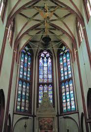 File Stained Glass Window Church Of Our Lady Koblenz Germany Jpg Wikipedia The Free Encyc Stained Glass Windows Church Church Of Our Lady Stained Glass