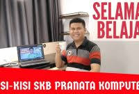 Harapannya, belajar jadi lebih efektif dan kamu tidak perlu belajar materi yang tidak diujikan. Tkb Pranata Komputer Pdf Icpns