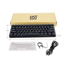 Gk61 Swappable 60 Rgb Keyboard Customized Kit Pcb Mounting Plate Case Gamer Mechanical Feeling Keyboard Gaming Rgb Keyboar In 2020 Keyboard Usb Keyboard With Touchpad