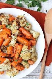 Thyme Carrots Cauliflower Recipe Roasted Cauliflower Recipes Thyme Recipes Carrots Recipe Healthy