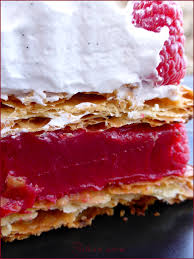 Mille Feuille Cœur Aux Framboises Et Chantilly Vegan Chantilly Vegan Desserts Francais Desserts Vegan