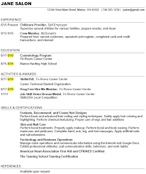 senior cos trcc resumes & references
