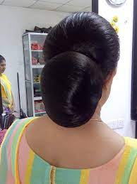 Pin By Pradeep Ray On Srilankan Bridal Hairstyle Bridal Hair Buns Bun Hairstyles For Long Hair Bun Hairstyles