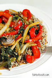 Quinoa And Bok Choy Veggie Stir Fry Belle Vie Recipe Veggie Stir Fry Recipes Veggie Stir Fry Recipes