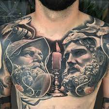 By Artist Frank310 Bnginksociety Bgis Black And Grey Tattoos Greek Tattoos Tattoos