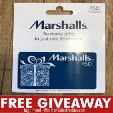 Check spelling or type a new query. Marshalls Gift Card Giveaway Julie S Freebies