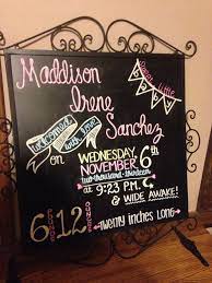Welcome Home Baby Chalkboard This Would Be So Cute For Her To Come Home To Take A Picture Next To Unabashed Welcome Home Baby Welcome Baby Party Baby Signs