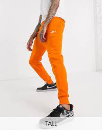 Un grand choix de joggings nike orange en ligne sur zalando ! Nike Club Tall Cuffed Joggers In Orange Asos