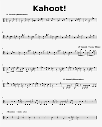 Play over 265 million tracks for free on soundcloud. Kahoot Sheet Music 1 Of 1 Pages Kahoot Trumpet Sheet Music Transparent Png 850x1100 Free Download On Nicepng
