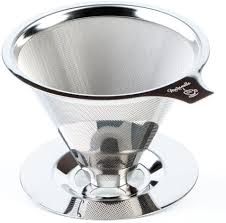 Reviews of the best permanent coffee filters medelco cone permanent coffee filter the overall sentiment towards this gold tone coffee filter is that its a huge improvement over. Amazon Com Maranello Caffe Pour Over Coffee Dripper Stainless Steel Reusable Drip Cone Coffee Filter Portable Pour Over Coffee Maker Paperless Metal Fine Mesh Strainer Coffee Pourover Brewer Camping Coffee Maker Kitchen Dining