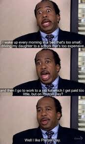 When Stanley Finally Got Excited About Something The Office Show Office Memes Tv Shows Funny