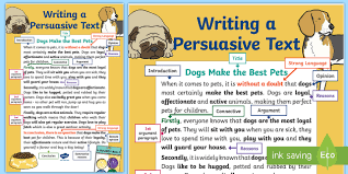 This text usually has the characteristics of answering questions. Persuasive Poster Teaching Resource Teacher Made