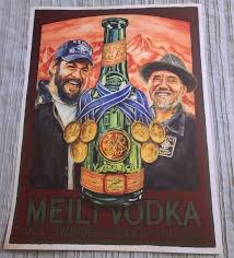 Jason Momoa ORIGINAL 24x17 Meili Vodka Poster Bar Advertising DC AQUAMAN
