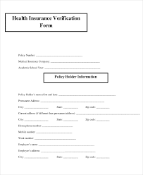 Once yours is completed, you can expect to receive some important mail from health insurance bc including a confirmation letter, . Free 23 Insurance Verification Forms In Pdf Ms Word