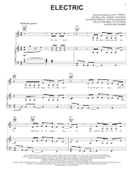 May 12, 2021 · the latest tweets from katy perry (@katyperry). Katy Perry Electric Sheet Music Download Printable Pdf Score Sku 486467