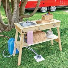 This lightweight sink will surely allow easy mobility to for the best camping experience, a portable sink can do lots. How To Build A Portable Prep Table Diy Family Handyman