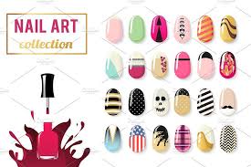 Nail Art Vector Collection
