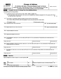 The irs has multiple departments, such as for individuals, bu. Form 8822 Fill Out And Sign Printable Pdf Template Signnow