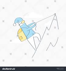 Pin On Nanny Goo Books Ideas Cartoon man and woman characters climbing up cliff covered with snow. pin on nanny goo books ideas