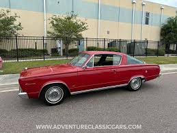 Image result for Bright Red 1966 Barracuda