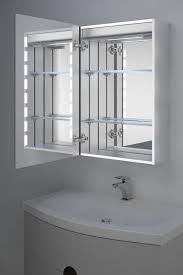 bol com aluminium badkamer spiegelkast met led verlichting verwarming sensor en
