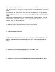 Play any of the following icivics games: Win The White House Win The White House I Civics Name Use The Icivics Website To Complete The Activity Win The White House And Answer The Questions Course Hero