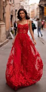 Make your beach wedding original by twisting the traditional etiquette. 24 Amazing Colourful Wedding Dresses For Non Traditional Bride Red Wedding Dresses Colored Wedding Dresses Ball Dresses