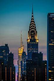 Forty Second Street Photograph Chrysler Building At Sunset By Chris Lord New York City Buildings Chrysler Building New York City Hall