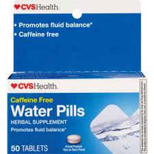 Water pills force you to expel more water out of your body. Cvs Health Caffeine Free Water Pills 50ct Cvs Pharmacy