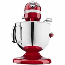 I had (and may still have) an older kitchenaid extruder that extruded horizontally. Pro Line 7qt Mixer Candy Apple Red Kitchenaid Everything Kitchens
