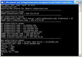 C Net Dns Query Component Codeproject