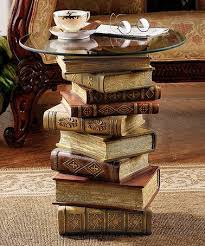 Power Of Books Glass Top Side Table Book Furniture Glass Top Side Table Glass Top End Tables