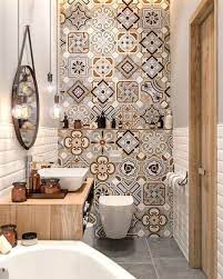 Come Cambiare Aspetto Alla Vostra Casa Con Questi Super Adesivi Per Piastrelle Arredo Bagno Vintage Arredamento Bagno Rustico Arredamento Piccolo Bagno