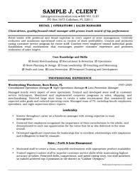 Retail Operations And Sales Manager Resume Retail Resume Retail Resume Template Resume Summary Examples