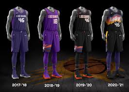 Unsigned steve nash phoenix purple custom stitched basketball jersey size men's xl new no brands/logos. Nba City Edition Uniforms Complete History Nike News