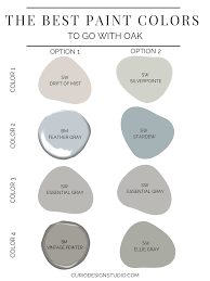 The one benjamin moore color that is a fairly close match is: Best Paint Colors To Go With Oak Curio Design Studio